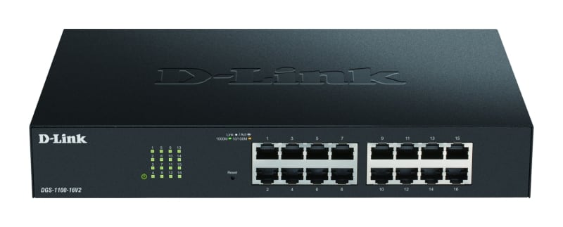 D-LINK - 16-Port Layer2 Smart Gigabit Switch