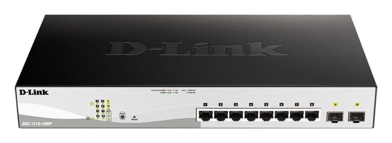 D-LINK - 10-Port Layer2 PoE+ Smart Managed Gigabit Switch