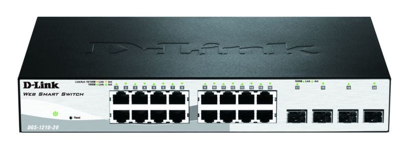 D-LINK - 20-Port Layer2 Smart Managed Gigabit Switch