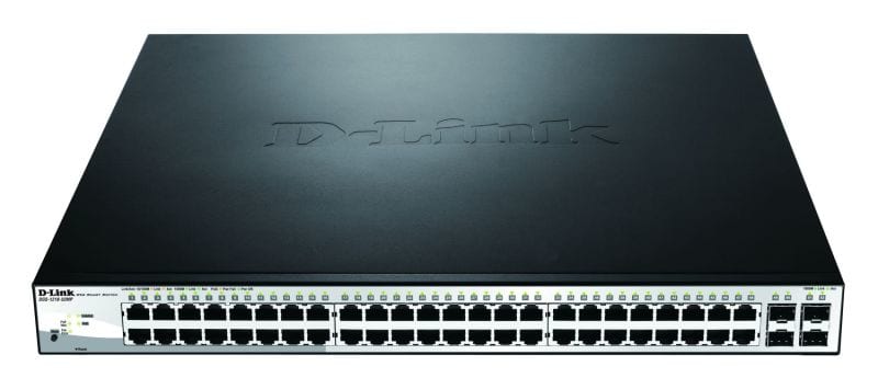 D-LINK - 52-Port Layer2 Smart Managed 48x PoE Gigabit Switch