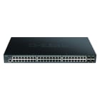 D-LINK - 52-Port Smart Managed PoE+ Gigabit Switch 4x 10G