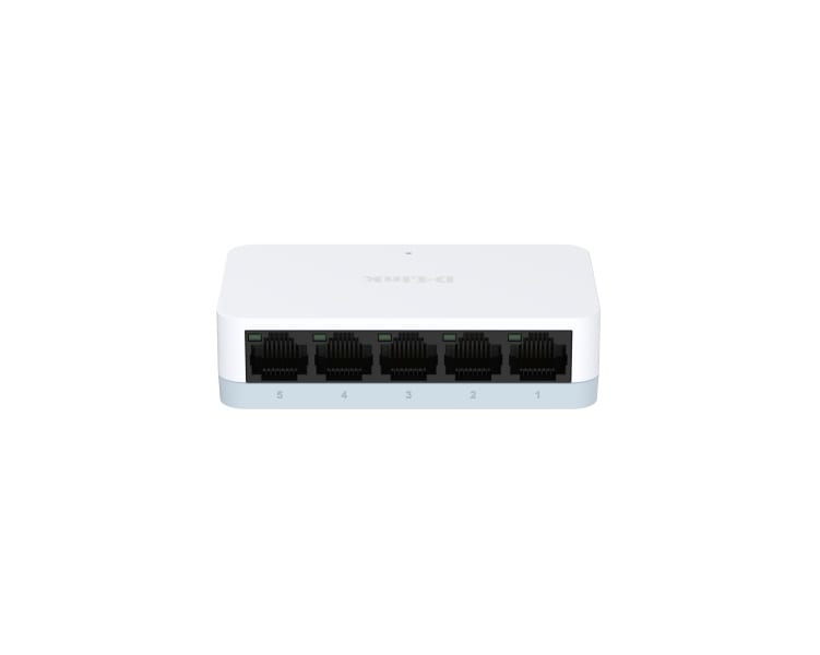 D-LINK - 5-Port Fast Ethernet Unmanaged Desktop Switch