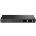 D-LINK - 18-Port Gigabit PoE+ Unmanaged Switch with 2 x SFP ports