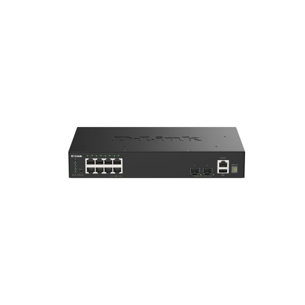 D-LINK - 10-Port Smart Managed Gigabit Stack Switch 2x 10G