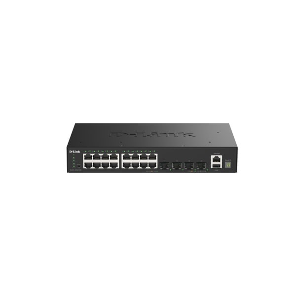 D-LINK - 20-Port Smart Managed Gigabit Stack Switch 4x 10G