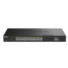D-LINK - 28-Port Smart Managed PoE Gigabit Stack Switch 4x 10G