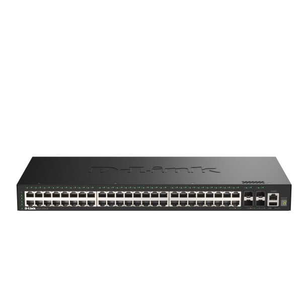 D-LINK - 52-Port Smart Managed Gigabit Stack Switch 4x 10G