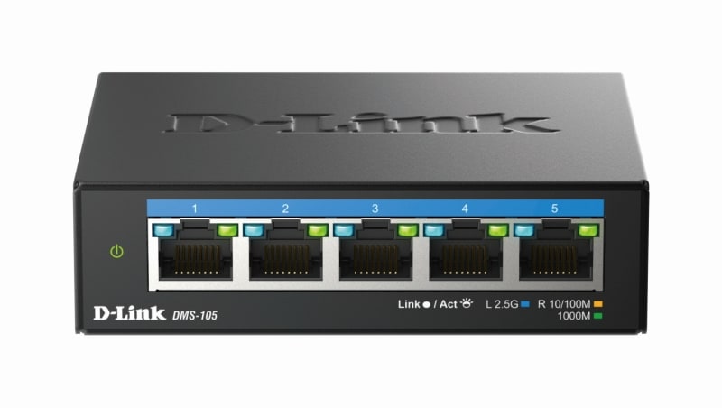 D-LINK - 5-Port Multi-Gigabit Unmanaged Switch