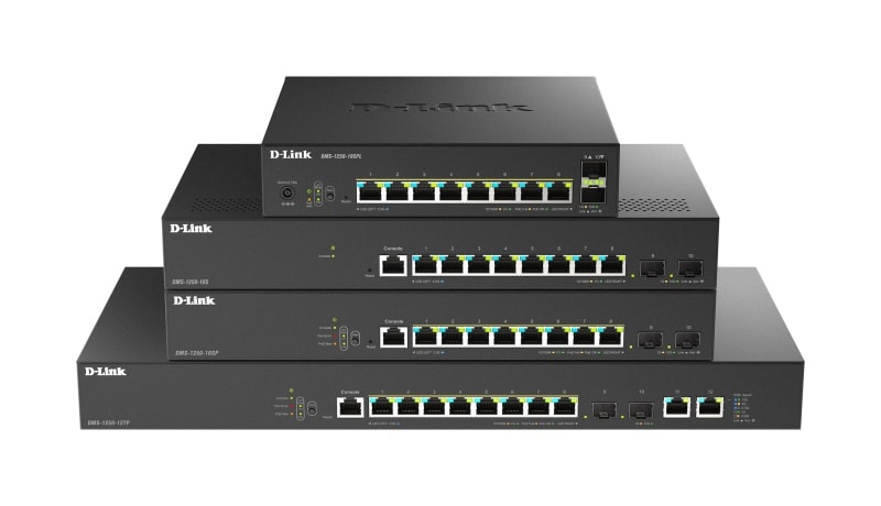 D-LINK - 10-Port Multi-Gigabit Smart Managed Switch