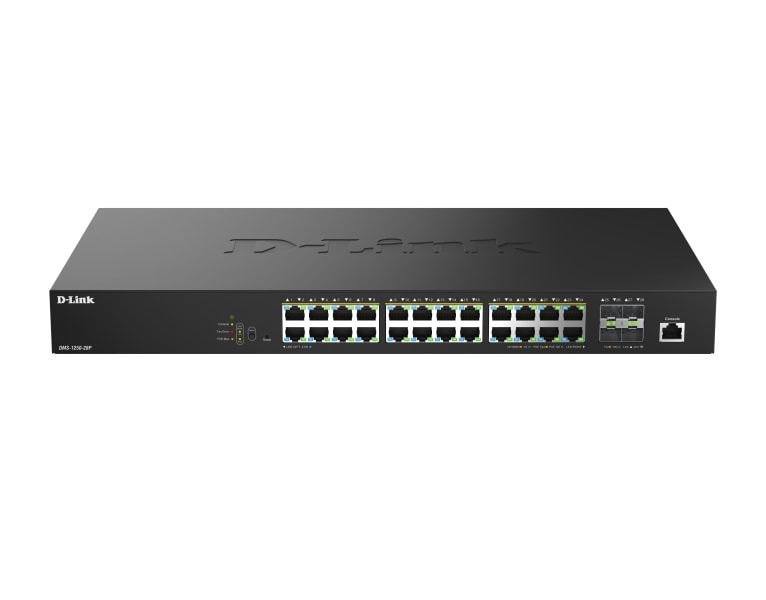 D-LINK - 28-Port PoE Multi-Gigabit Smart Managed Switch