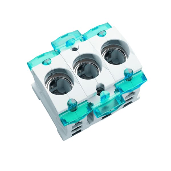 WÖHNER - NEOZED-Einbau-Sicherungssockel D02 E18 63A 400V 3p