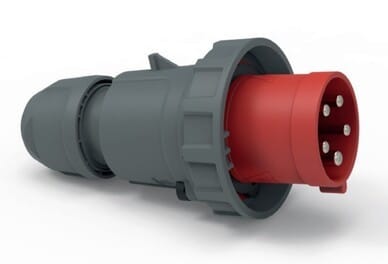 BALS - CEE-Stecker 5P 125A 6h gerade 400V IP67