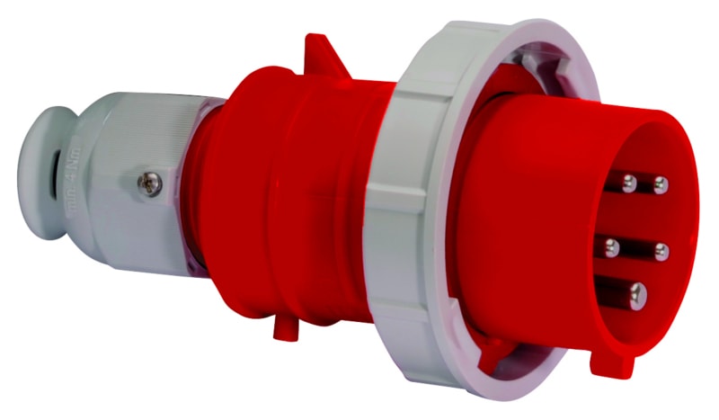 BALS - CEE-Stecker 5P 16A 6h gerade 400V IP67