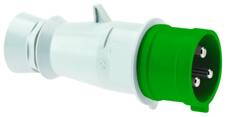 BALS - CEE-Stecker 3P 63A 4h gerade <50 V DC grau IP44