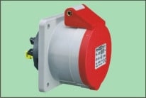 BALS - CEE Anbausteckd.schraubenl.IP44 400V