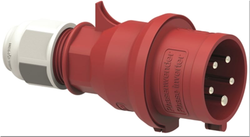 BALS - CEE-Stecker/Phasenwender 5P 16A 6h gerade 400V IP44