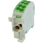 HORA ETEC - Hauptleitungsklemme 25mm² 1x4 grün BGV A2 anreihbar