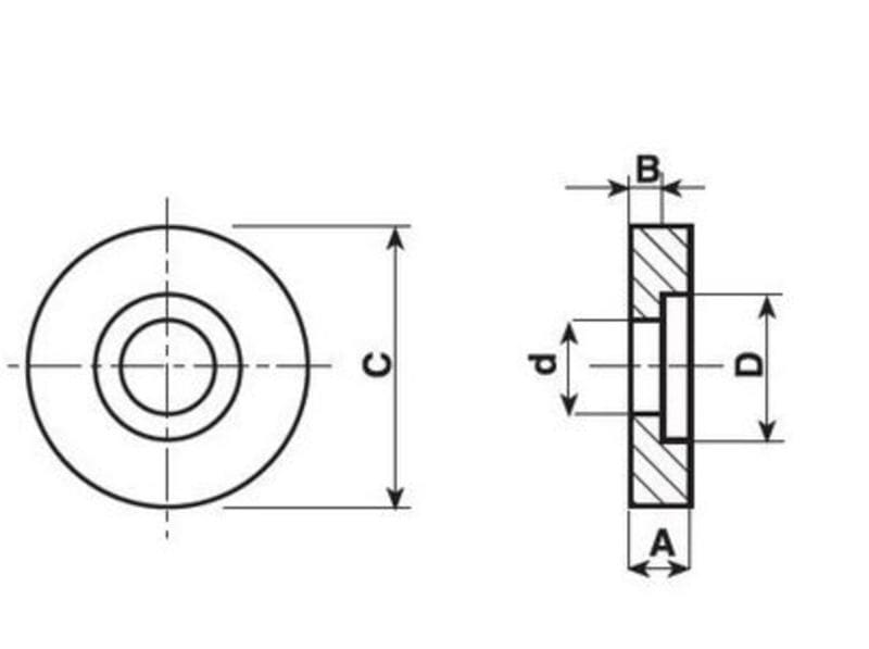 E-TERM - Isolierscheibe 6118/0/2/3/26 schwarz