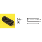 E-TERM - Gewindestift 5074/4/6//15 M4x0,7 weiß