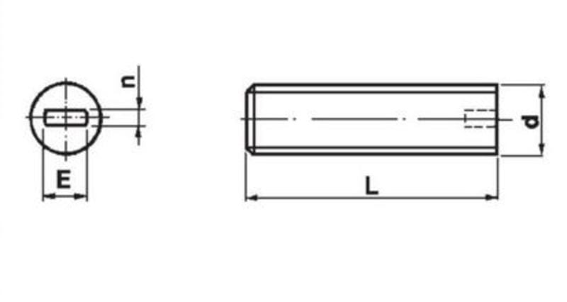 E-TERM - Gewindestift M5x15 NYLON66 5183/5/15/05