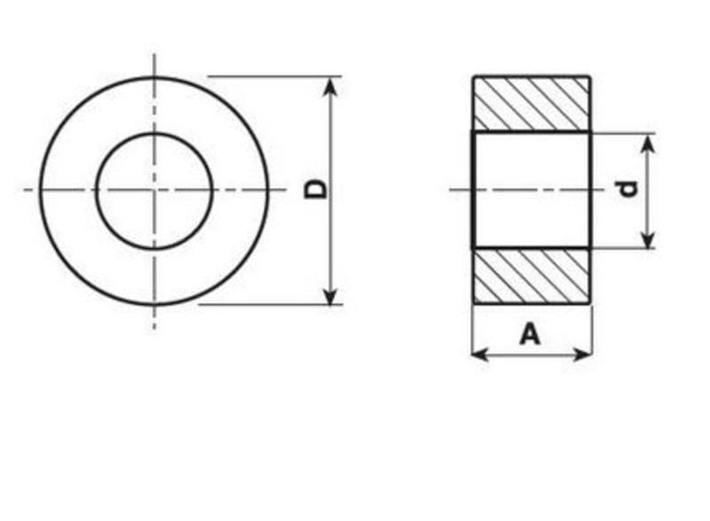 E-TERM - Distanzhalter 5548/10///16 weiss