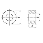 E-TERM - Distanzhalter 5548/10///16 weiss