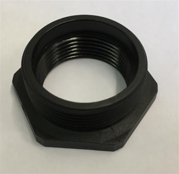 SIB - ADR - RKP Reduzierung M40/M25 PA6 RAL9005 Schlüsselweite 44mm