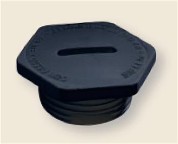 SIB - ADR - BLPO 25 ISO EExe Blindstopfen RAL9005 schwarz, ATEX