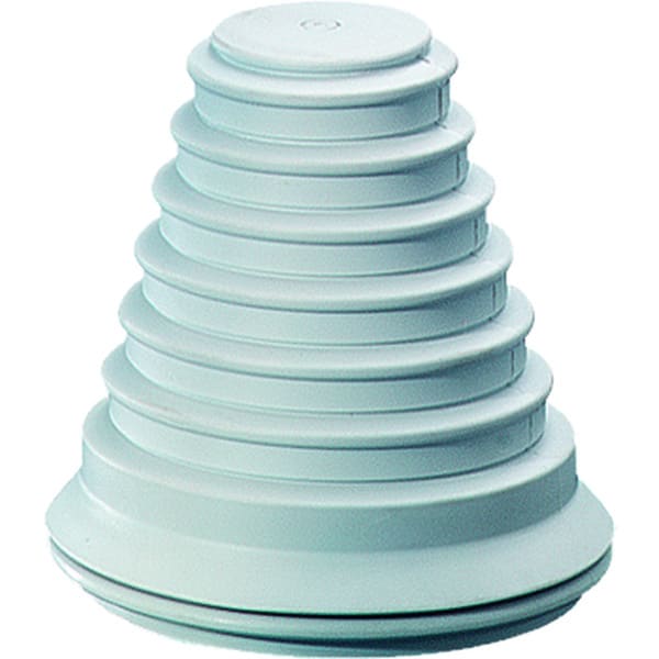 HENSEL - KST 70 Stufenstutzen, TPE, RAL7035 für 30-72mm
