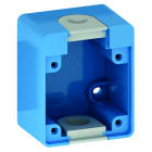 BALS - SCHUKOGEHAEUSE BLAU 722 für Schuko mit Flansch 50x50