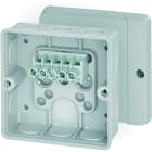 HENSEL - DE 9345 Kabelabzweigkasten mit Klemme 98x98x52mm