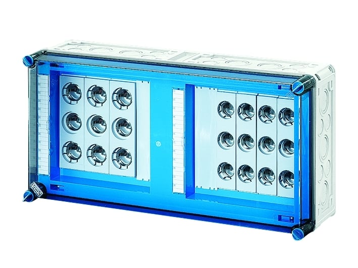 HENSEL - MI 3426 MI-Sicherungsgehäuse 4x3x25A + 3x3x63A