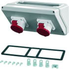HENSEL - MI CB 11 Steckdosenkombi Anbau-Box 002-0