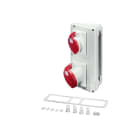 HENSEL - MI CB 15 Steckdosenkombi Anbau-Box 110-0