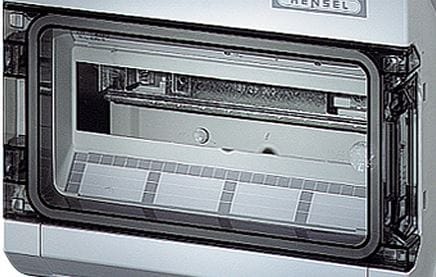 HENSEL - Plexitür zu KV 1512/9112  (ohne Scharnier)