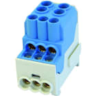 HORA ETEC - ZK 25/1 6x10mm² Unterverteilerblock UVB AL/Cu bl