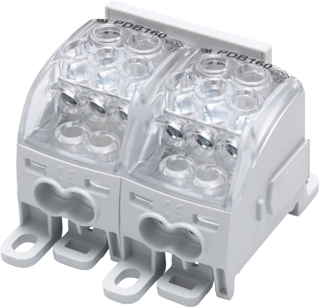 HORA ETEC - ZK 25/2 Phasenverteilerblock PDB AL/Cu 2,5-25mm²