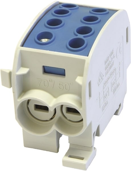 HORA ETEC - Hauptleitungsklemme HLAK 70, BGV A2, 1000V AC/DC