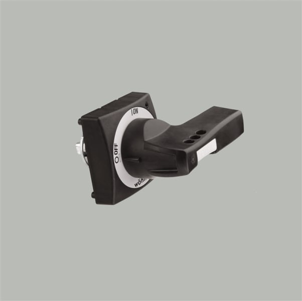 WÖHNER - 33910 Türkupplungsdrehgriff, schwarz IP 66