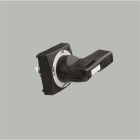 WÖHNER - 33910 Türkupplungsdrehgriff, schwarz IP 66
