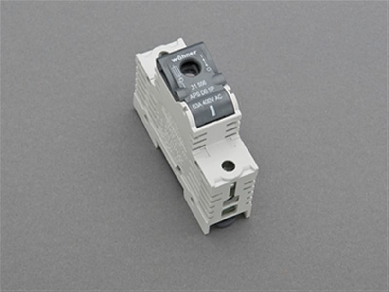 WÖHNER - 31556 D0-Ambus Powerswitch LTS 63A 1p mit LED