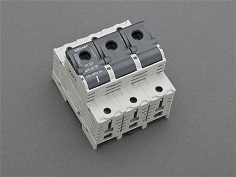 WÖHNER - 31557 D0-Ambus Powerswitch LTS 63A 3p mit LED