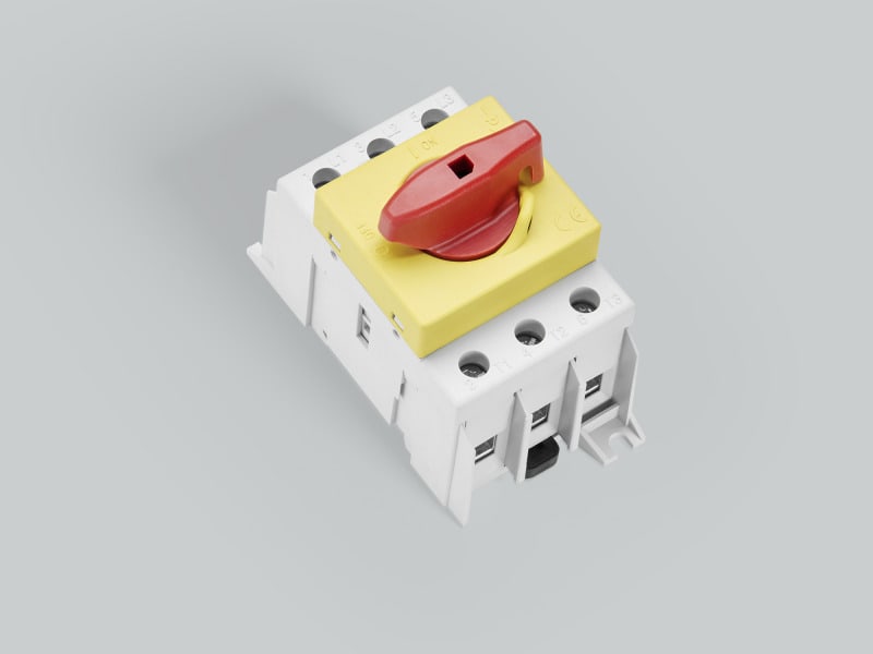 WÖHNER - 33892 Lasttrennschalter 100A CAPUS 3-polig, rg