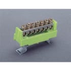 WÖHNER - 01258 isol. PE-Klemme 63A 7 Klemmstellen 10mm²