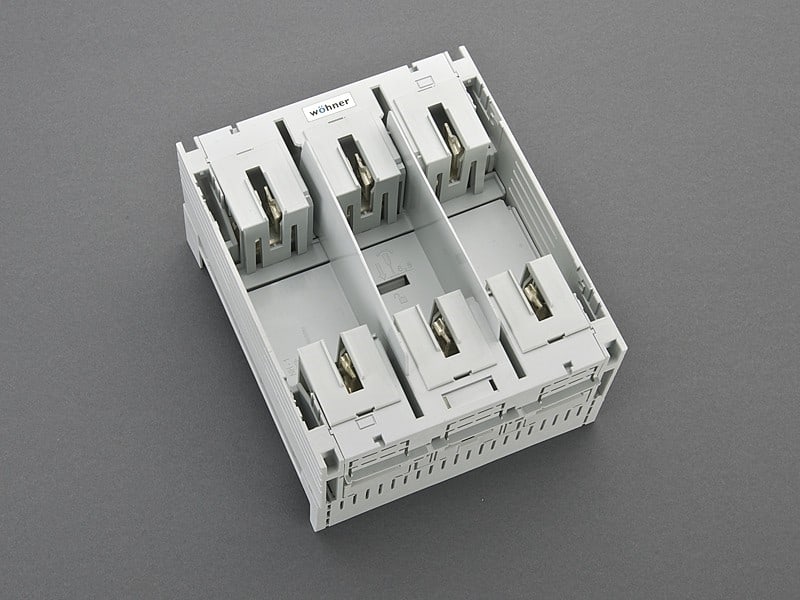 WÖHNER - 03301 NH-Reiter-Sicherungsunterteil Gr.1 250A 3pol