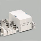WÖHNER - 01753 Anschlussklemmenplatte 3pol. f. la. CU 32x20