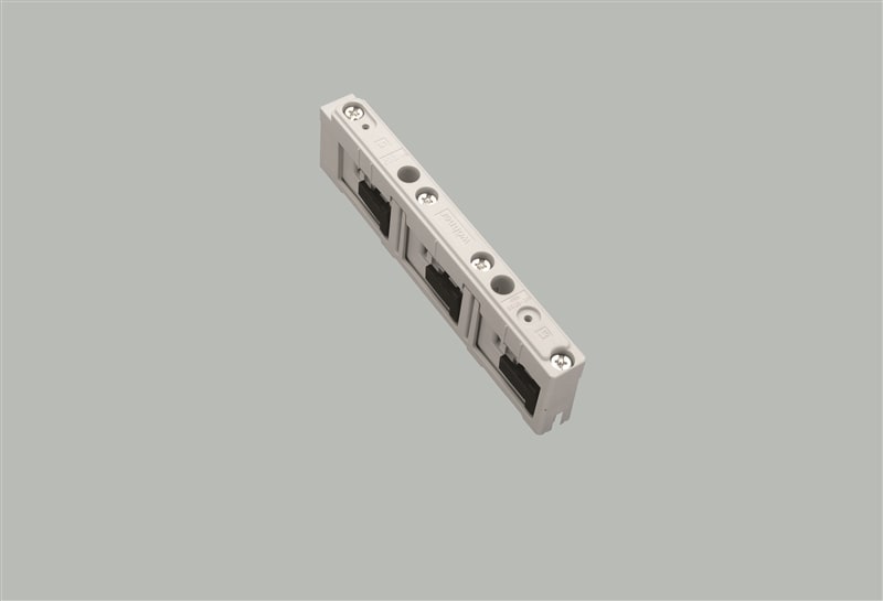 WÖHNER - 01508 Universal-Sammelschienenträger 60mm 3pol UL