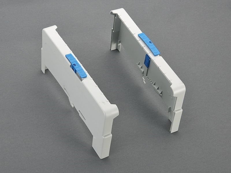 WÖHNER - 01137 Haltergarnitur für Systemdabdeckung, 4-polig