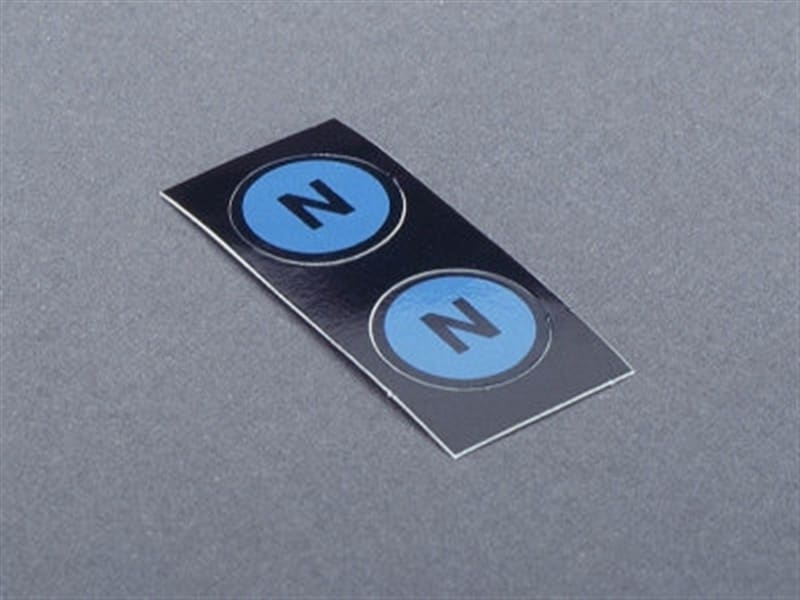 WÖHNER - 78443 Bezeichnungsschild N blau