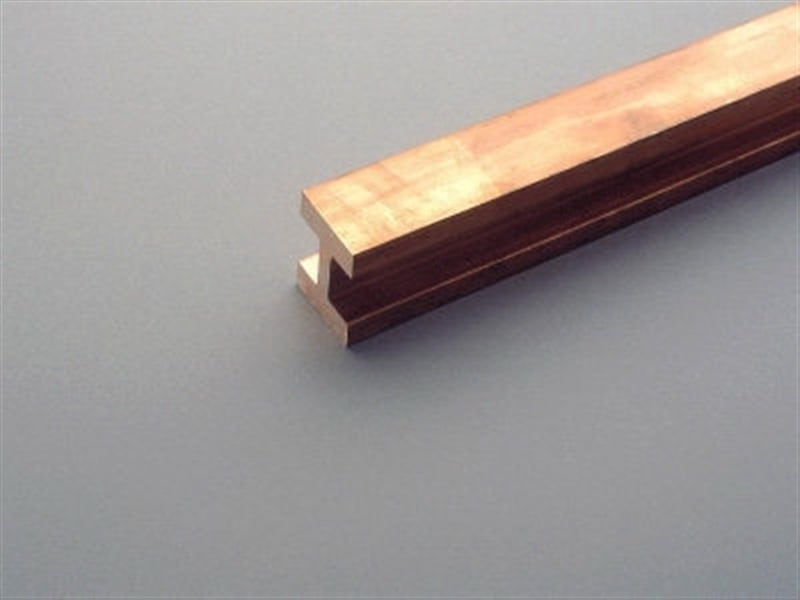WÖHNER - 01229 Doppel-T-Schiene 3,6m blank 1600A